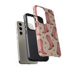 Pink Cowboy Boots phone case | Western pattern | Pastel stars