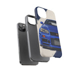 R34 Skyline GT-R Bayside Blue Tough Phone Case for 90s JDM Fans