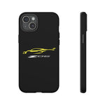 Yellow C8 Z06 Phone Case for Chevy Fans, Tough Protective Cover