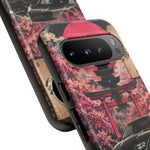 Black 300ZX Phone Case, Cherry Blossom Torii Art Tough Cover