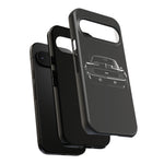 1969 Camaro Black Restomod Front Tough Phone Case Cover Gift