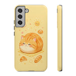 Orange Tabby Loaf Kawaii Chibi Pet Cat Art Tough Phone Case