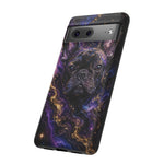 French Bulldog Galaxy Marble Art Tough Phone Case
