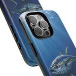 Yellowfin Tuna Phone Case, Deep Blue Water Tough Cover, Gift