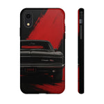 1968 Charger Triple Black Muscle Car Tough Phone Case