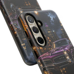 67 GTO Phone Case Purple, Rainy City Night Muscle Car Tough Cover