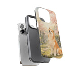 Akita under Cherry Blossoms Dog Breed Phone Case