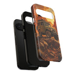 Land Cruiser FJ40 Classic 4x4 Red Rock Canyon Art Tough Phone Case