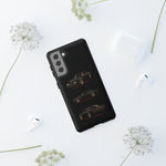 Trans Am Phone Case Black Gold, Three-View Vector Tough Cover
