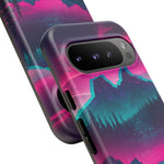 2 Rounds Canada Retina Artwork Vaporwave Phone Case – Landscape Aesthetic