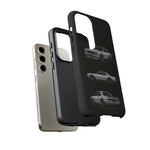 Silver Hakosuka Skyline Classic Sports Car Tough Phone Case for JDM Fans
