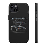 Black S2000 Roadster Collage JDM Tough Phone Case Cover Gift