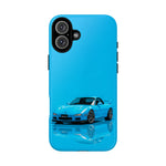 RX-7 Cyan Studio Phone Case Studio Color Match Car Art