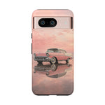 1957 Chevy Bel Air Blush Cream Tough Phone Case for Classic Car Fans