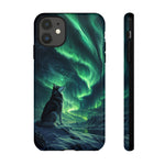 Husky Dog Aurora Watch Tough Phone Case