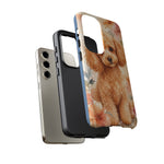 Miniature Poodle Whimsical Watercolor Art Tough Phone Case