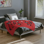 1990 Miata MX-5 Red Microfiber Throw Blanket JDM Roadster Gift