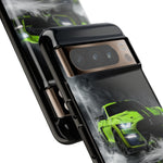 Lime Green 2022 GT500 Phone Case, Smoke Studio Reflection Cover