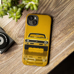 Nova SS Phone Case Yellow, Classic 70s Muscle Car Cover, Gift for Him