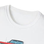 1966 Belvedere Convertible Car T-Shirt | Vintage Red Classic Automobile Tee