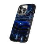 Skyline GT-R R34 Bayside Blue Tokyo Night Art Tough Phone Case