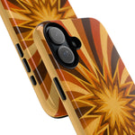 Gold Starburst 70s Retro Art Tough Phone Case