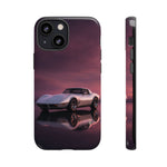 Soft White C3 Corvette Mauve Sky Phone Case