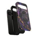 French Bulldog Galaxy Marble Art Tough Phone Case