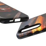 Supra MK4 Orange Touge Night JDM Speed Art Tough Phone Case