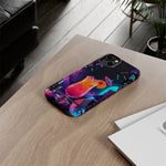 Neon Cocktail Phone Case | Retro 80s Tropical Drink Art