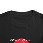 1955 Chevy Bel Air Custom Car Toddler T-Shirt Vintage Graphic Tee Red Black