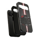 Camaro ZL1 Phone Case, Black Red Racing Stripe Studio Cover, Gift