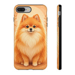 Pomeranian Tiny Fox Fluffy Art Tough Phone Case