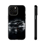 Black Sports Car Illustration 2023 Challenger SRT phone case | Car Drift Reflection