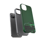 Racing Green Camaro Phone Case, Sports Muscle Car Tough Cover