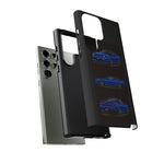 Blue 180SX JDM Sports Car Phone Case Tough Multi View