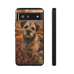 Border Terrier Earthy Watercolor Art Tough Phone Case