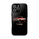 1986 Chevy K10 Red White Classic Pickup Tough Phone Case Cover