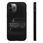 Black 1964 Impala Low-Key Tough Phone Case for Chevy Classic Car Fans