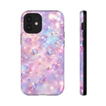 Rhinestone Sparkle Phone Case, Pastel Gradient Cover