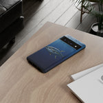 Yellowfin Tuna Phone Case, Deep Blue Water Tough Cover, Gift