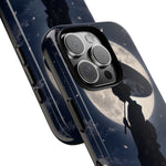 Geisha Parasol Moonlight Art Tough Phone Case