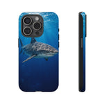 Tiger Shark Phone Case, Dappled Blue Water Tough Cover