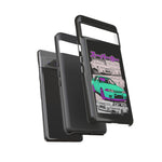 R32 Skyline GT-R Manga Style JDM Tough Phone Case Cover Gift