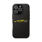 Yellow C8 Phone Case for Chevy Fans, Tough Protective Cover