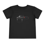 Toddler Chevy C1500 454 SS Truck Tee | 1990s Black Muscle Pickup Graphic T-Shirt