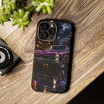 67 GTO Phone Case Purple, Rainy City Night Muscle Car Tough Cover