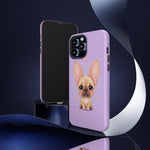 French Bulldog Bat Ears Kawaii Pet Dog Art Tough Phone Case