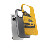 Yellow Supra Phone Case, MK4 90s JDM Legend Tough Protective Cover for Men