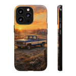 73 Chevy C10 Square body Truck Two-Tone Sunrise Tough Phone Case